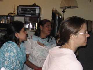 11-Guests with Nandarani Devi and Bhakti Lalita Devi